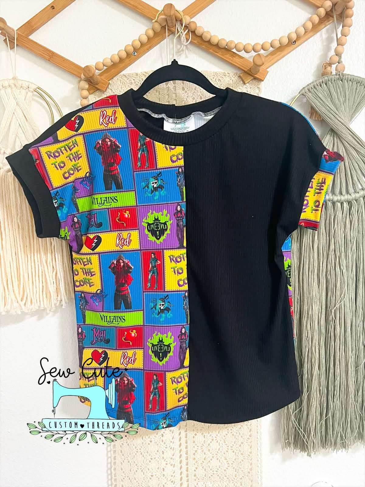 MYSTERY colorblock Top - Sew Cute Custom Threads