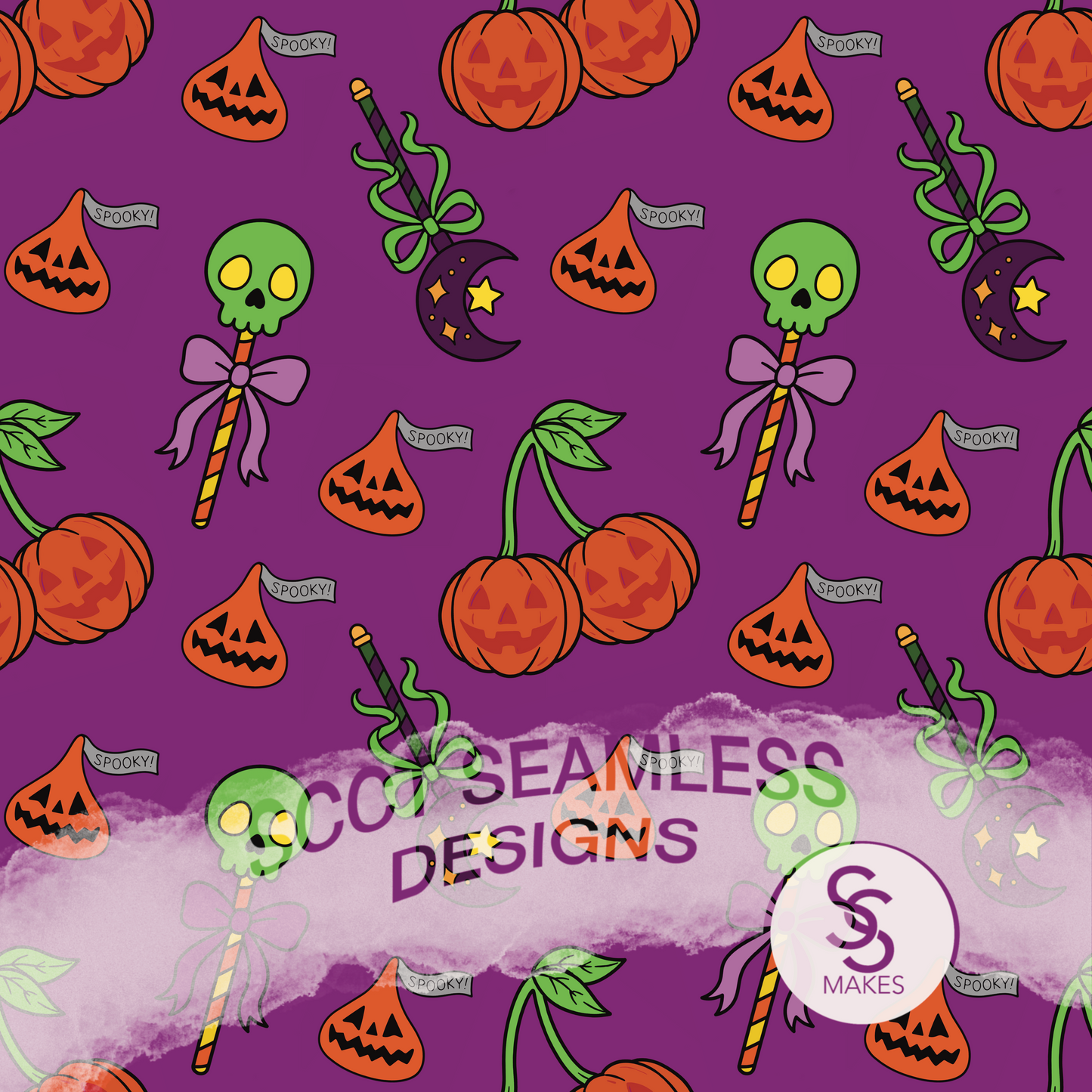 Spooky Halloween - Seamless File