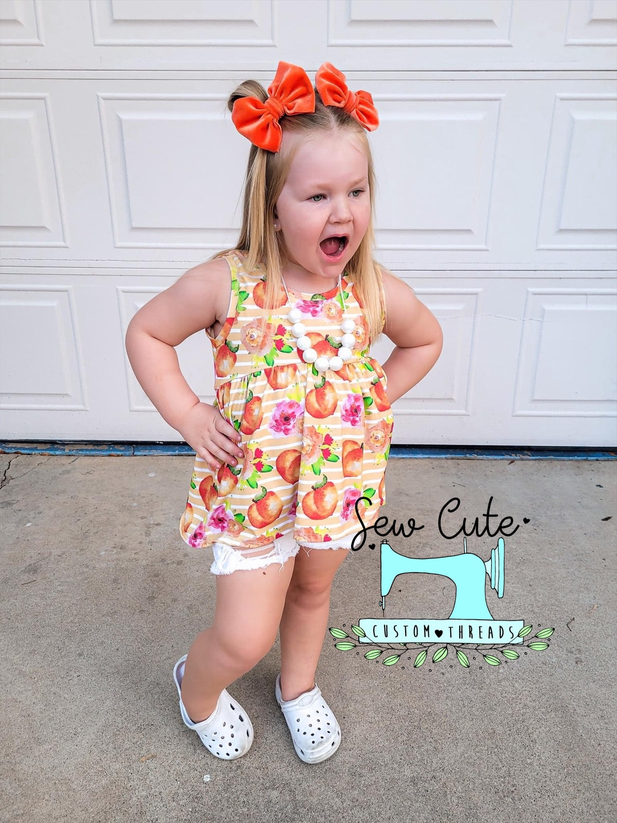 Peach Cozy separate or Set - Sew Cute Custom Threads