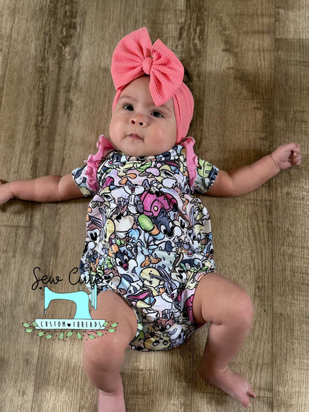 Looney Tunes Bubble Romper - Sew Cute Custom Threads