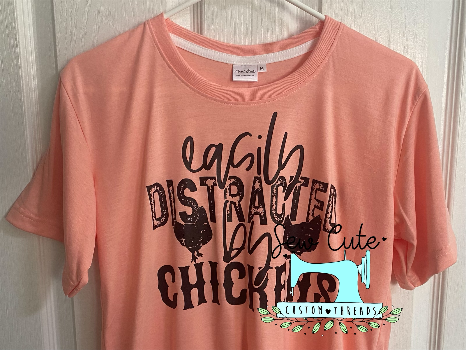 ADULT medium chicken shirt