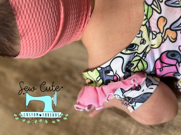 Looney Tunes Bubble Romper - Sew Cute Custom Threads