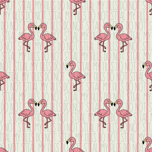 Flamingo love- Seamless File