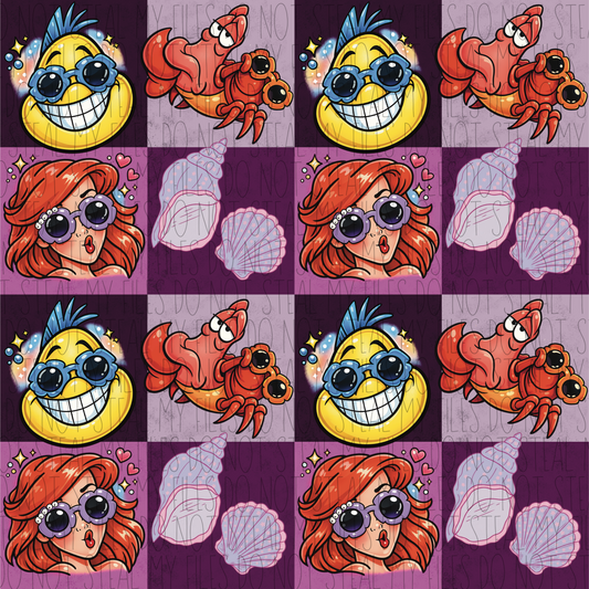 Ariel Mermaid - Seamless File
