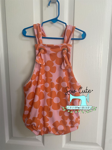 Groovy overall romper size 4T