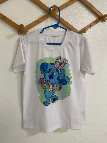 Bluey Easter 4T has ink stain