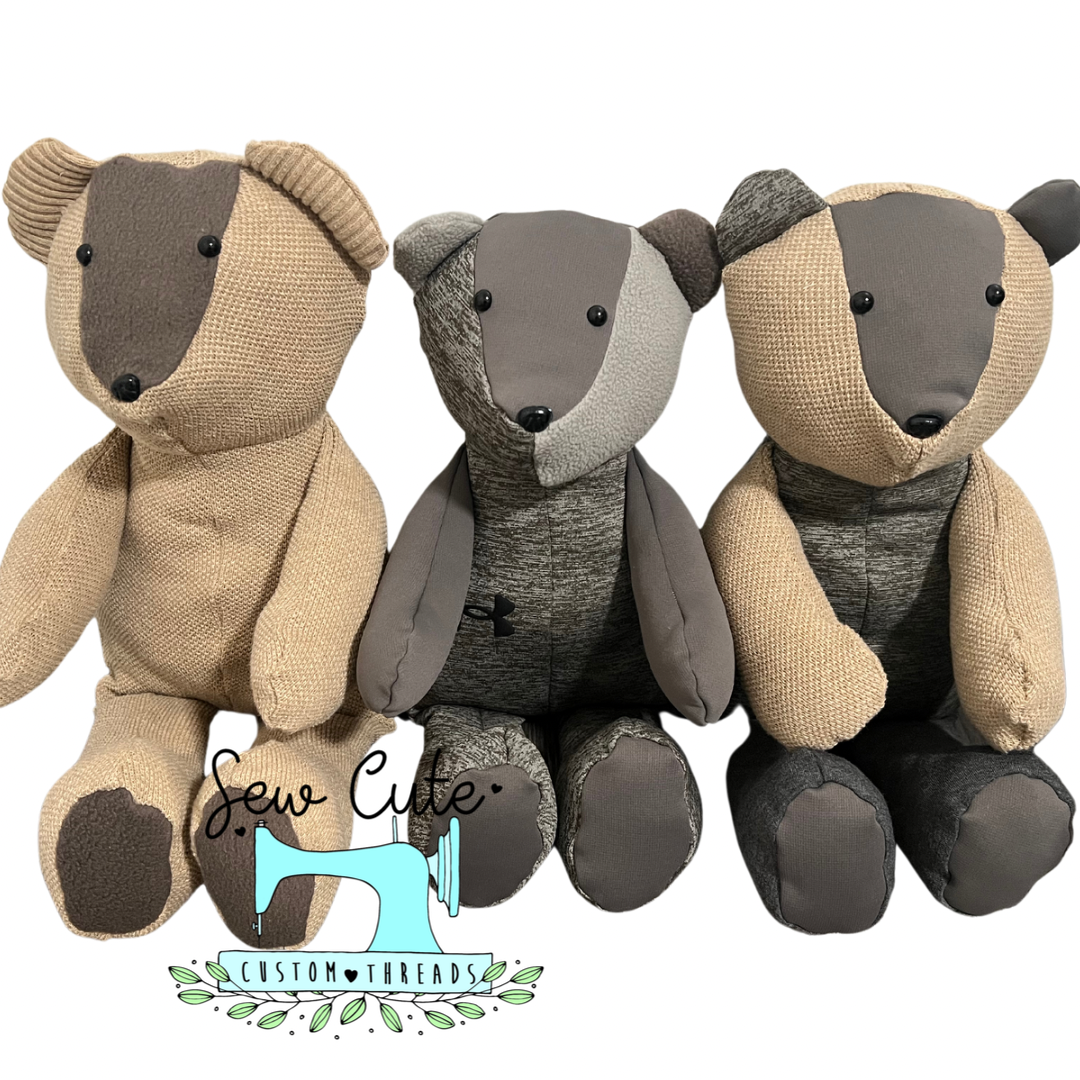 Memory Bear - Sew Cute Custom Threads