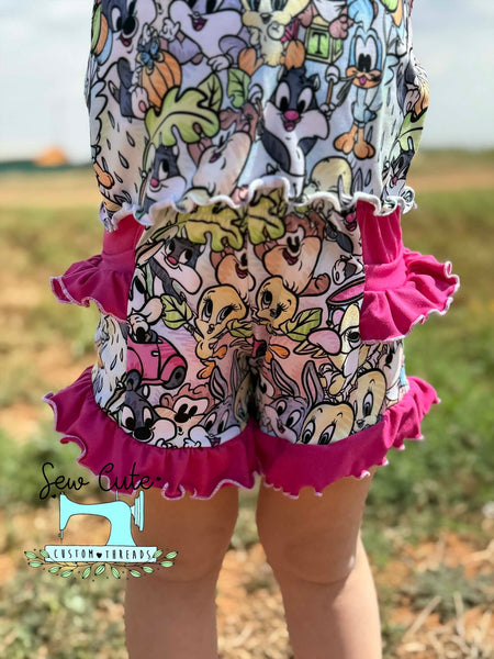 Cami Top with Callista Shorts SET - Sew Cute Custom Threads