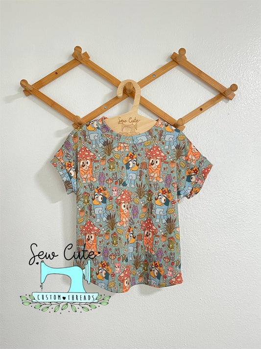 Cottage Core blue - Sew Cute Custom Threads