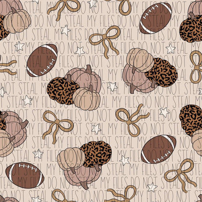 Football pumpkin- Top - Sew Cute Custom Threads