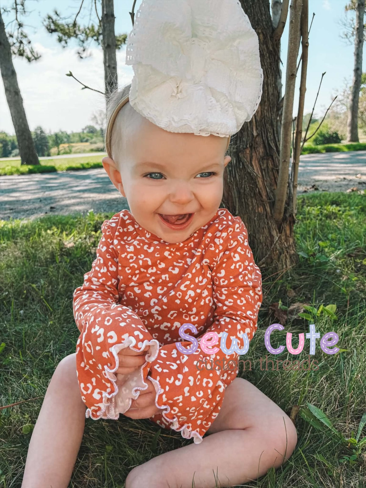 Fall Romper Set- overall pants and leotard with bell sleeves