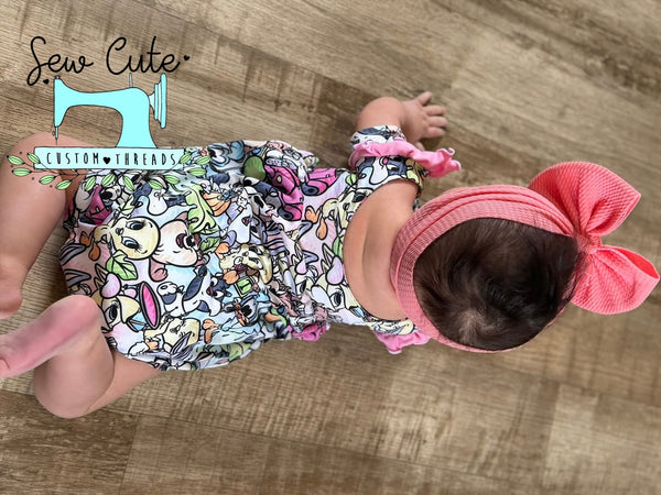 Looney Tunes Bubble Romper - Sew Cute Custom Threads