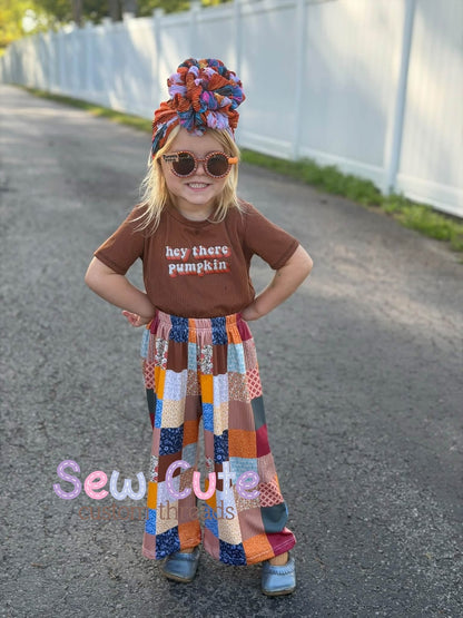 Wide leg- Patchwork