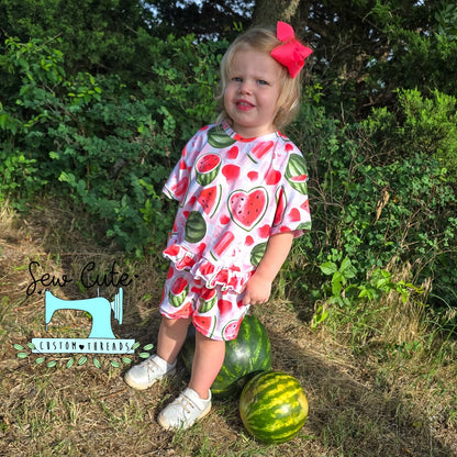 Watermelon- Outfit - Sew Cute Custom Threads