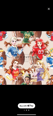 Princess LS football oversized shirt