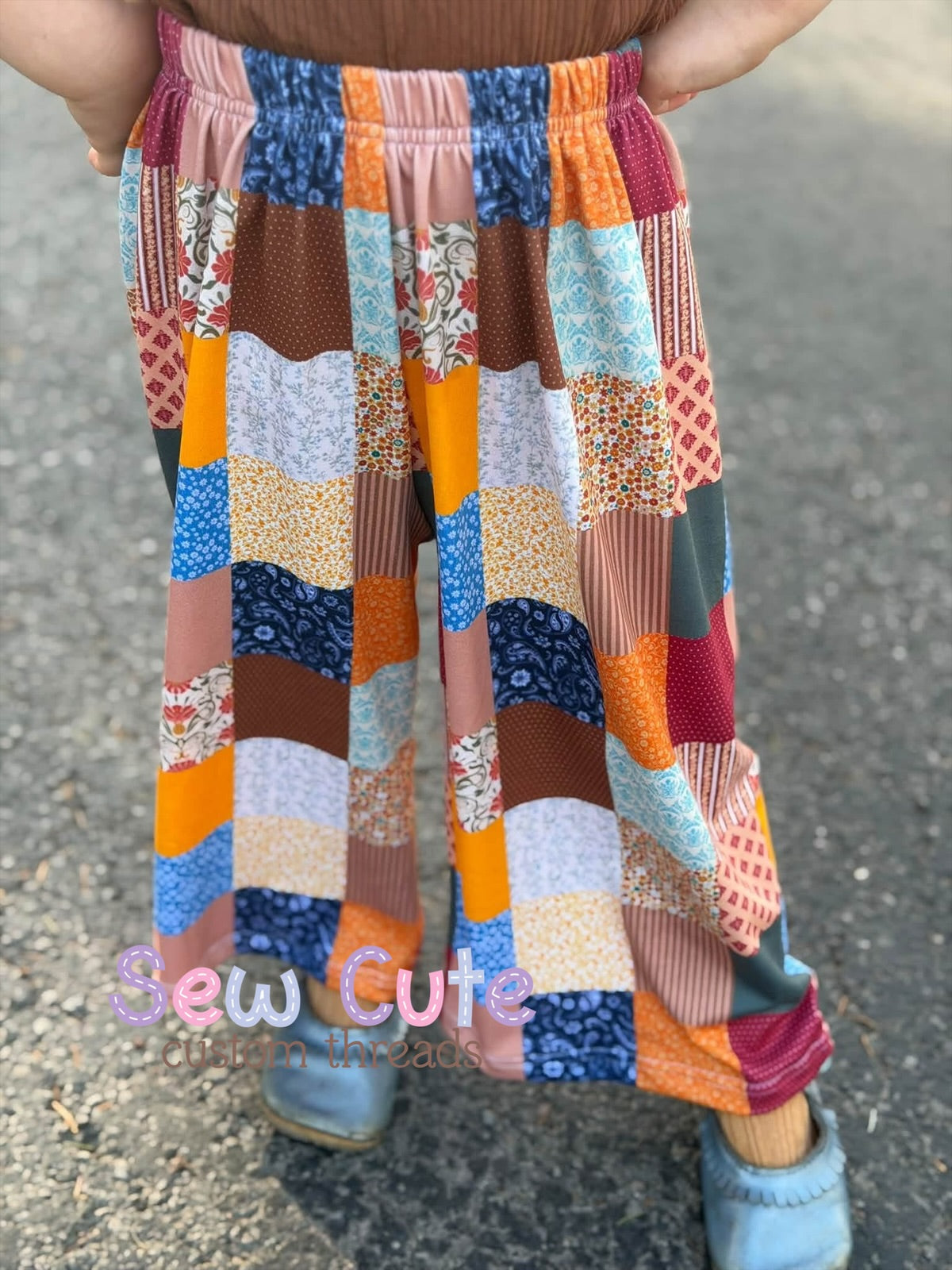 Wide leg- Patchwork
