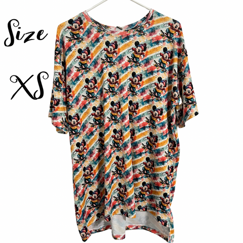 Adult oversized top- size XS