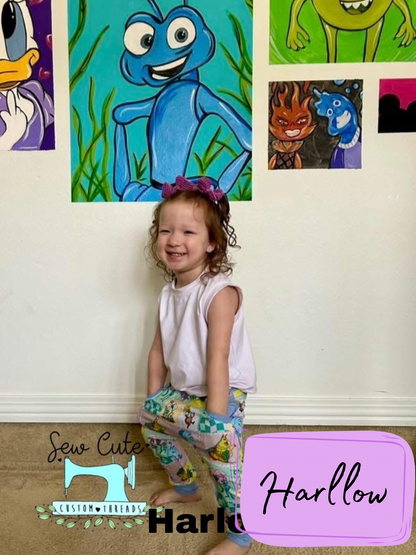 Monster Trucks - Bottom - Sew Cute Custom Threads