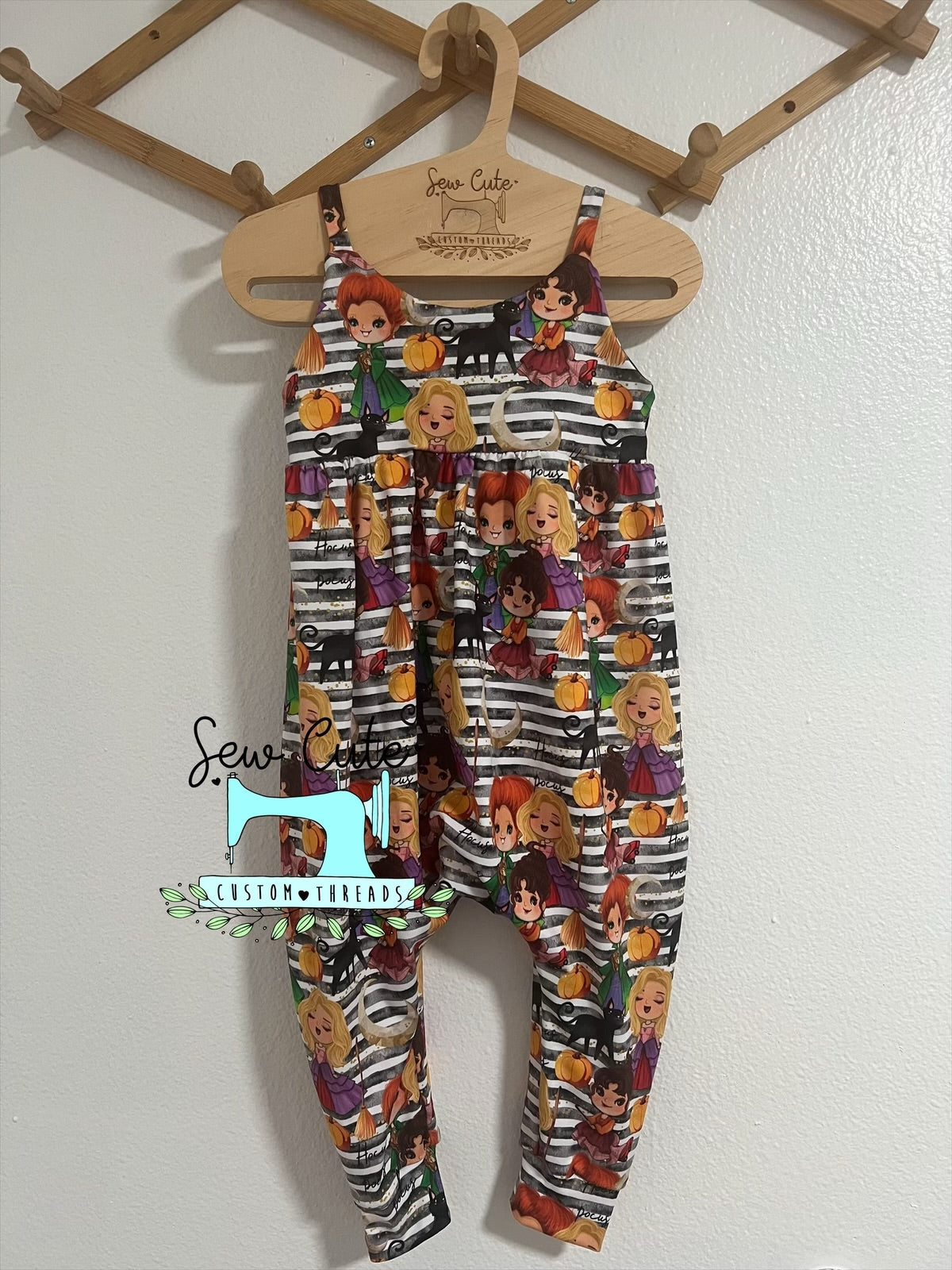 Size 9M Napa Romper - Sew Cute Custom Threads
