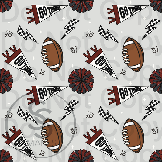 Cheer Football- Seamless File