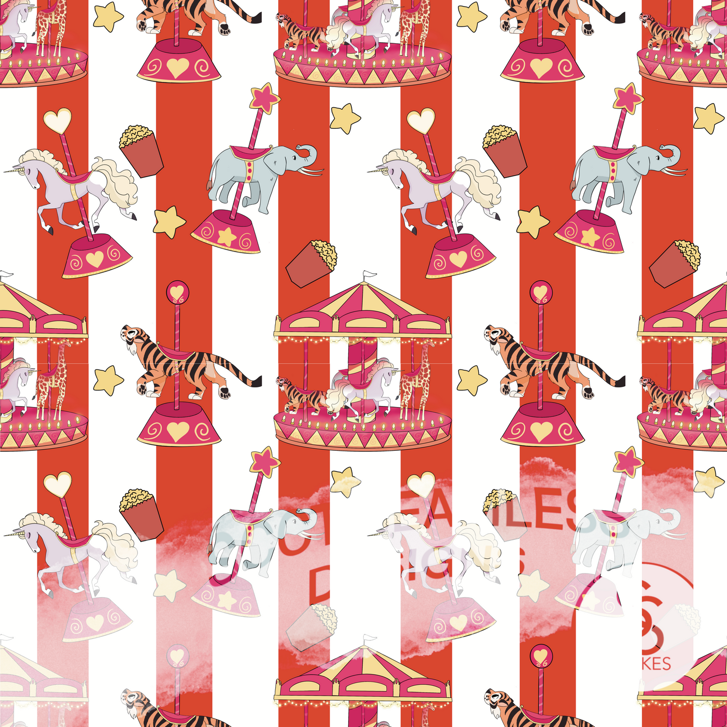 Girl Circus- Seamless File