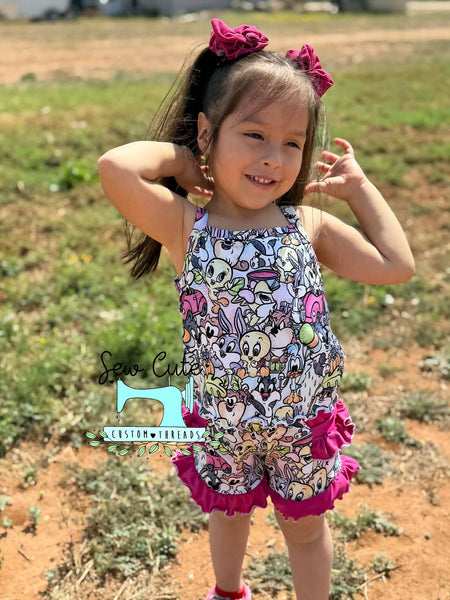 Cami Top with Callista Shorts SET - Sew Cute Custom Threads