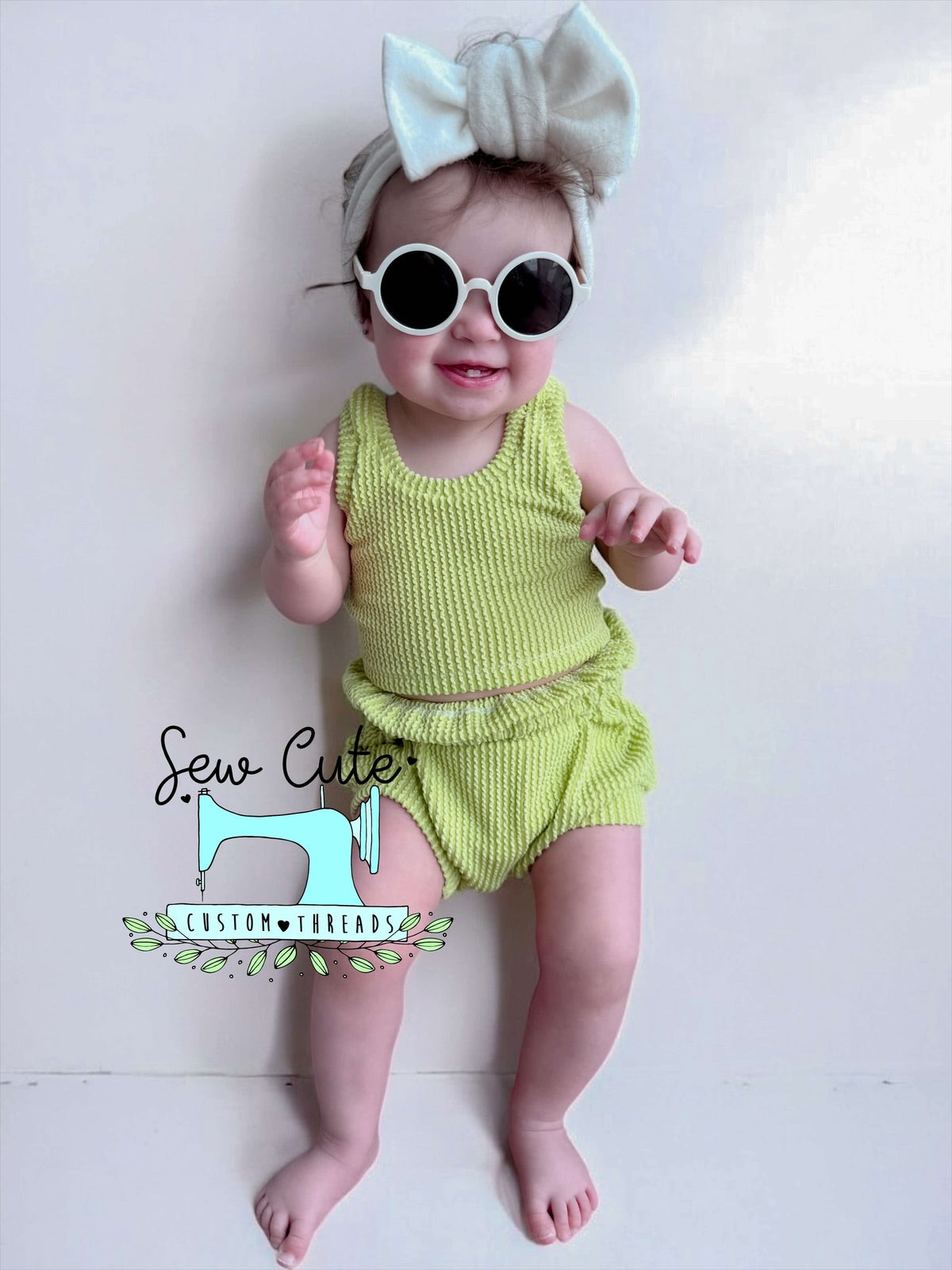Urban Rib- Modest Crop and Bloomer Set - Sew Cute Custom Threads