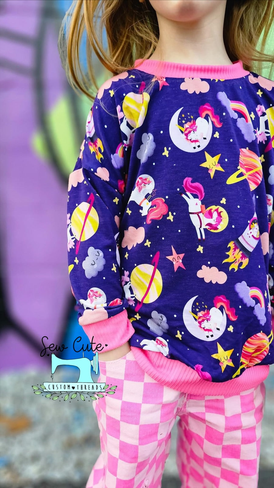 Space unicorn Main Styles - Sew Cute Custom Threads