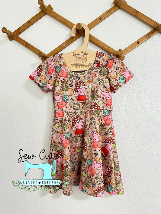 Cottage Core pig - Sew Cute Custom Threads