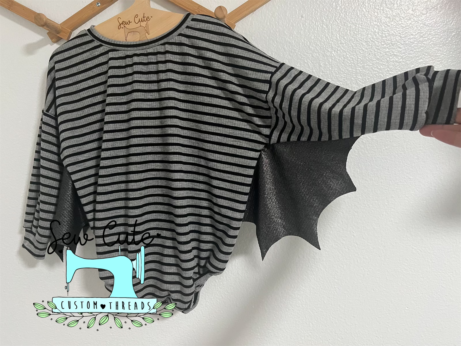 Bat Sweater Romper