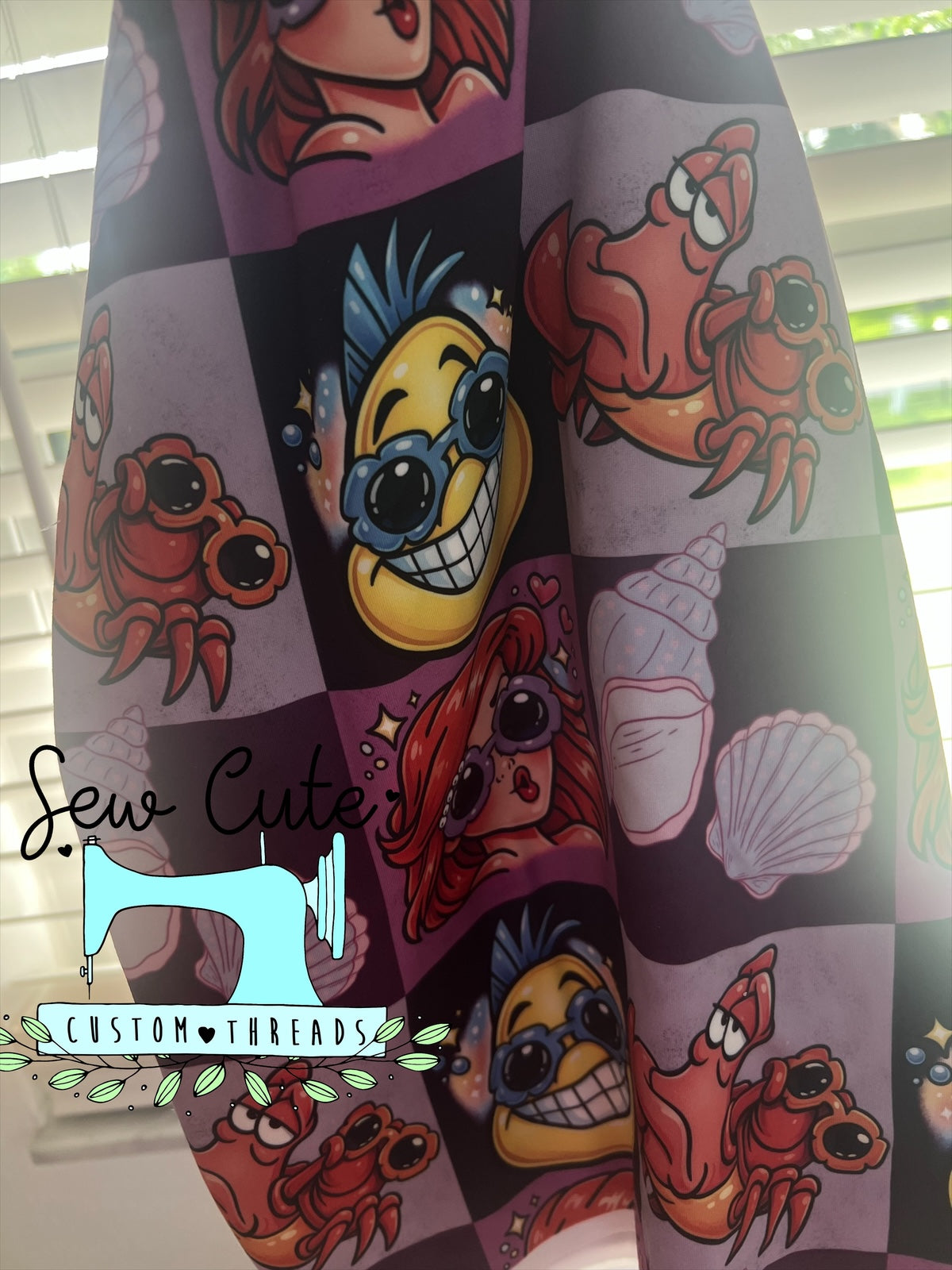 Ariel mermaid- Select your style! - Sew Cute Custom Threads