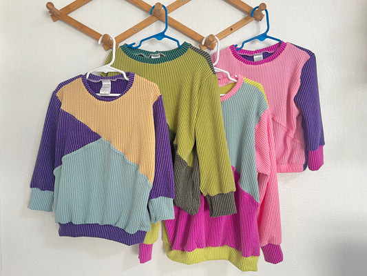 Urban sweaters- size 5T Green - Sew Cute Custom Threads
