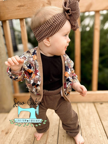 OS comfy cardigan- scarecrow