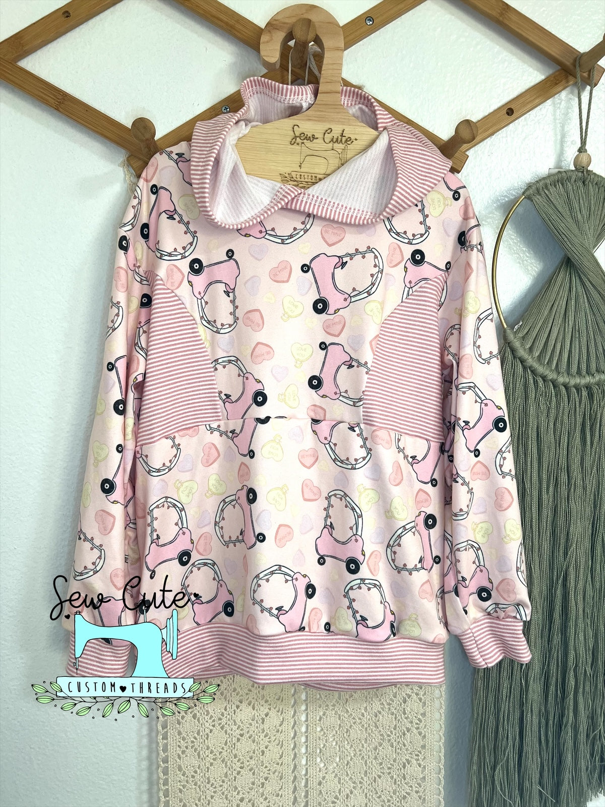 Dax hoodie - size 6/7 - Sew Cute Custom Threads