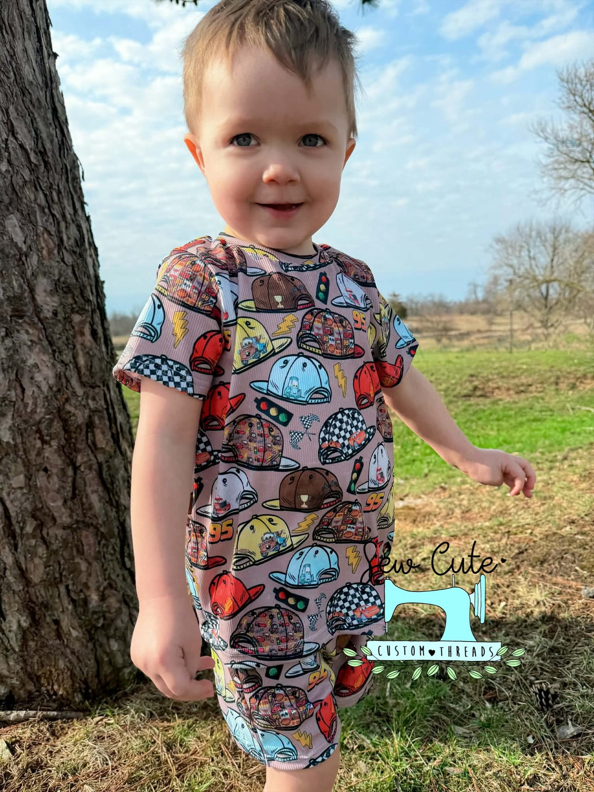 Main Styles- BASIC TEE AND PLAY SHORTS - Sew Cute Custom Threads