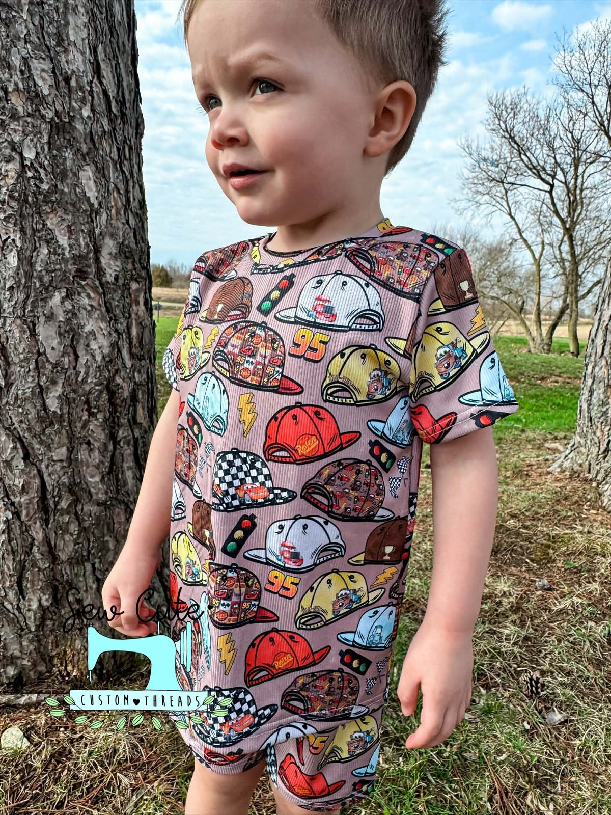 Main Styles- BASIC TEE AND PLAY SHORTS - Sew Cute Custom Threads