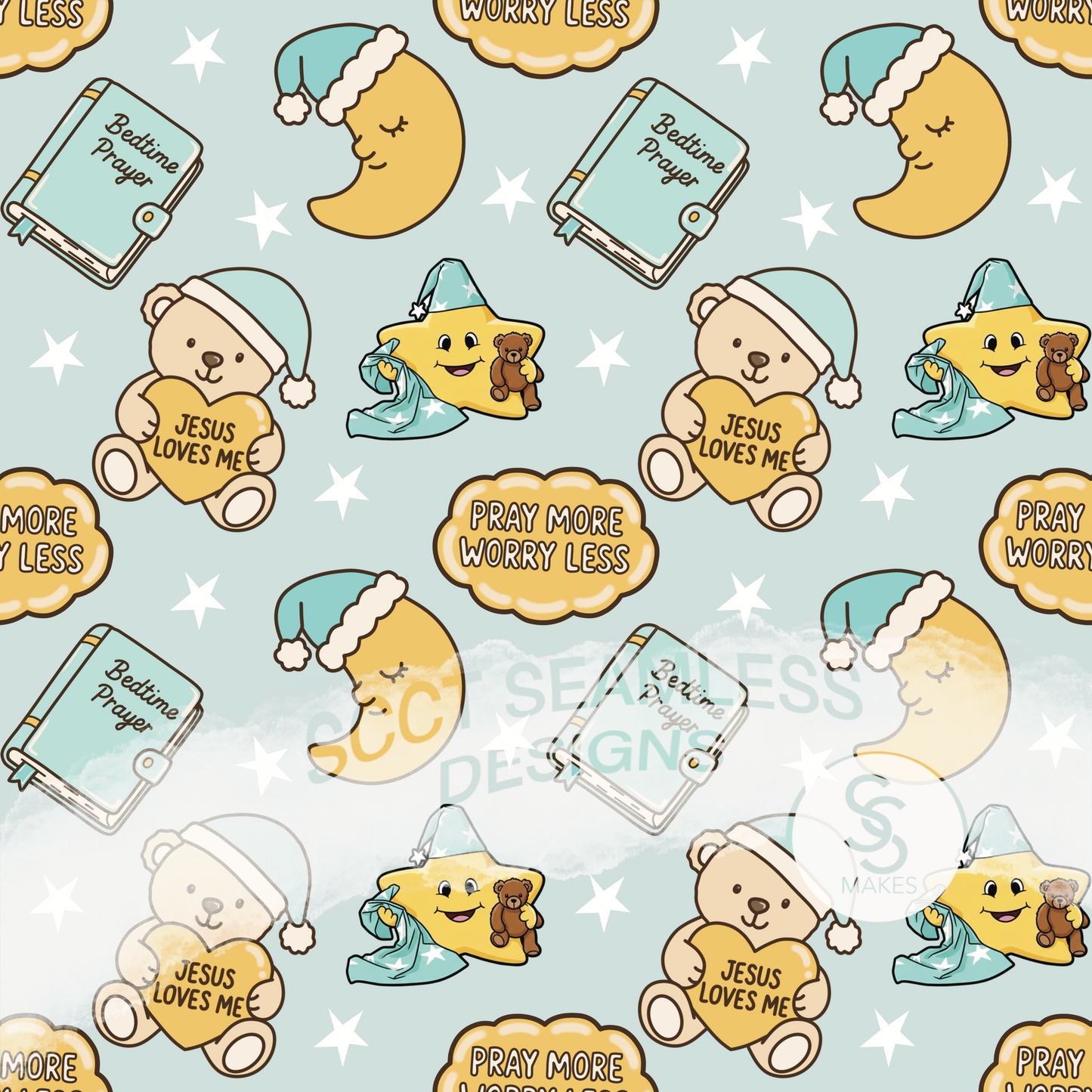 Bedtime prayer -Boy- Seamless File