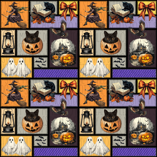 Vintage Halloween- Seamless File