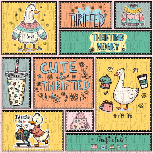 Thirfting Goose Seamless File