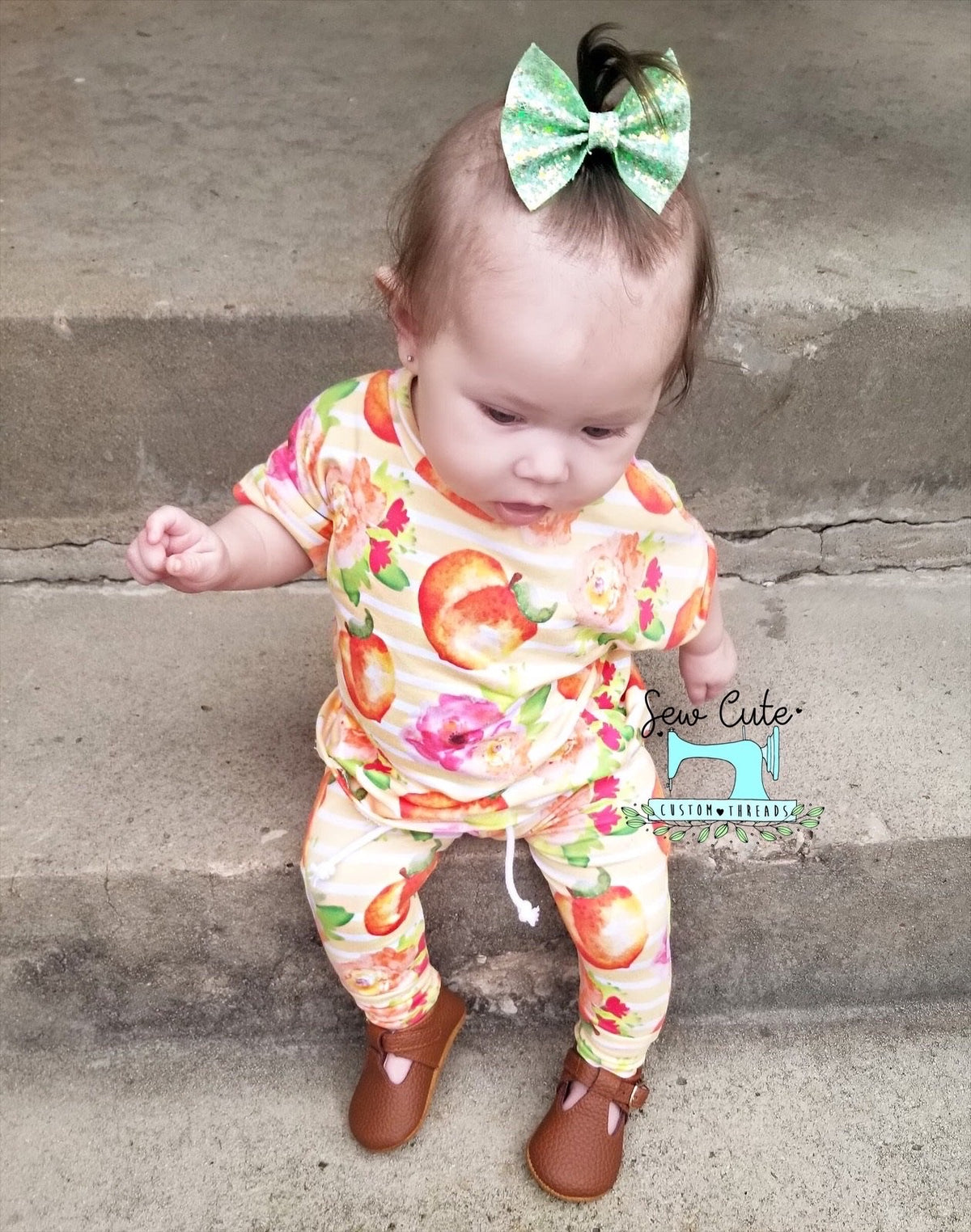 Peach Cozy separate or Set - Sew Cute Custom Threads