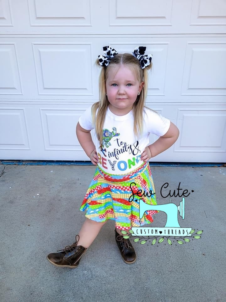 Clouds brush strokes Skirted Bummies - Sew Cute Custom Threads