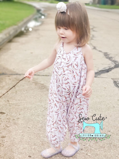 Moon Hippy Romper - Sew Cute Custom Threads