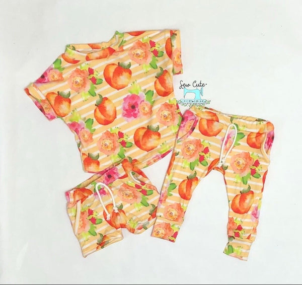 Peach Cozy separate or Set - Sew Cute Custom Threads