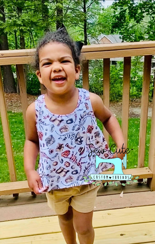 Dinosaur Swing Top - Sew Cute Custom Threads