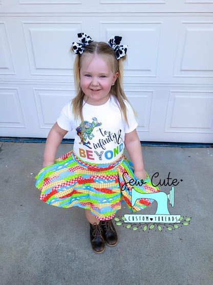 Clouds brush strokes Skirted Bummies - Sew Cute Custom Threads