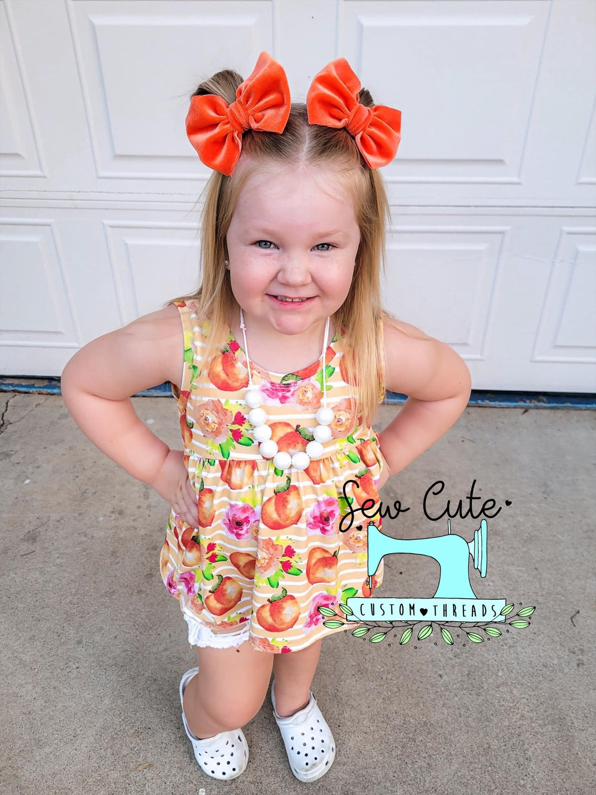Peach Cozy separate or Set - Sew Cute Custom Threads