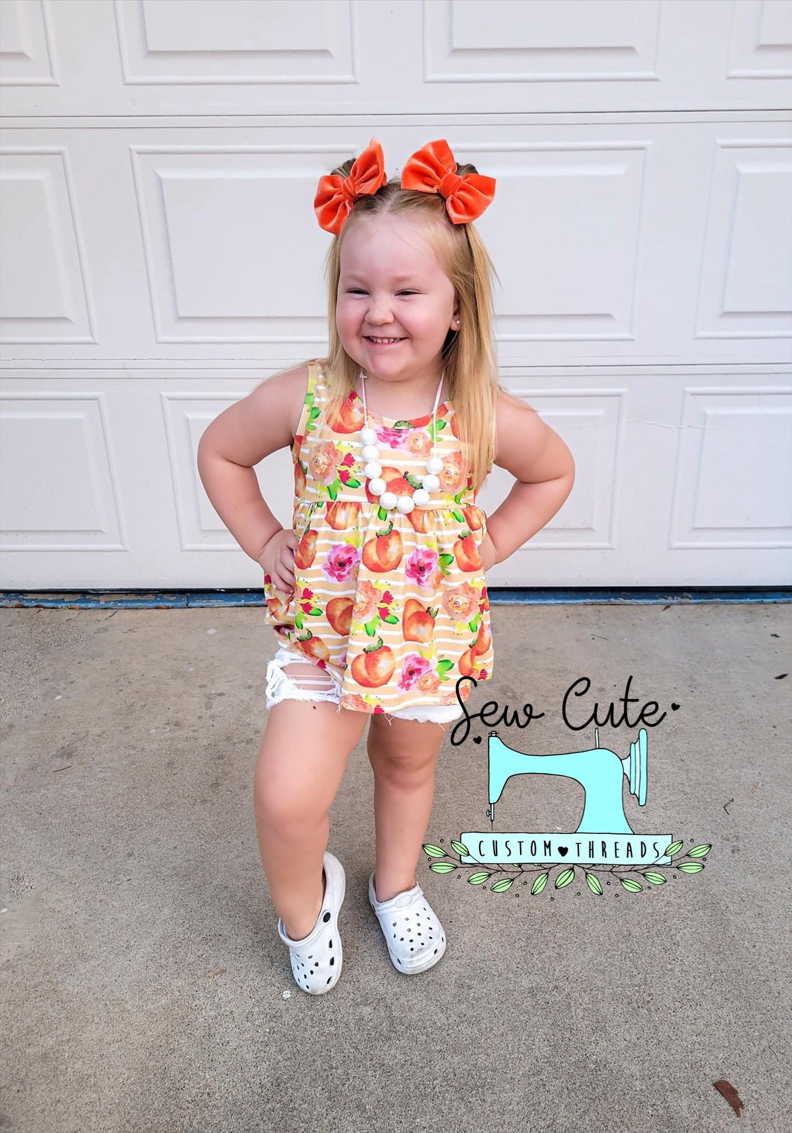 Peach Cozy separate or Set - Sew Cute Custom Threads
