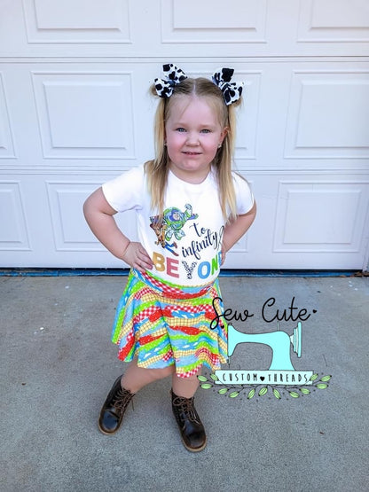 Clouds brush strokes Skirted Bummies - Sew Cute Custom Threads