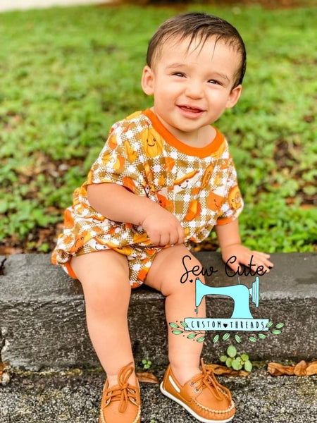 Pumpkin pie Sweater Romper